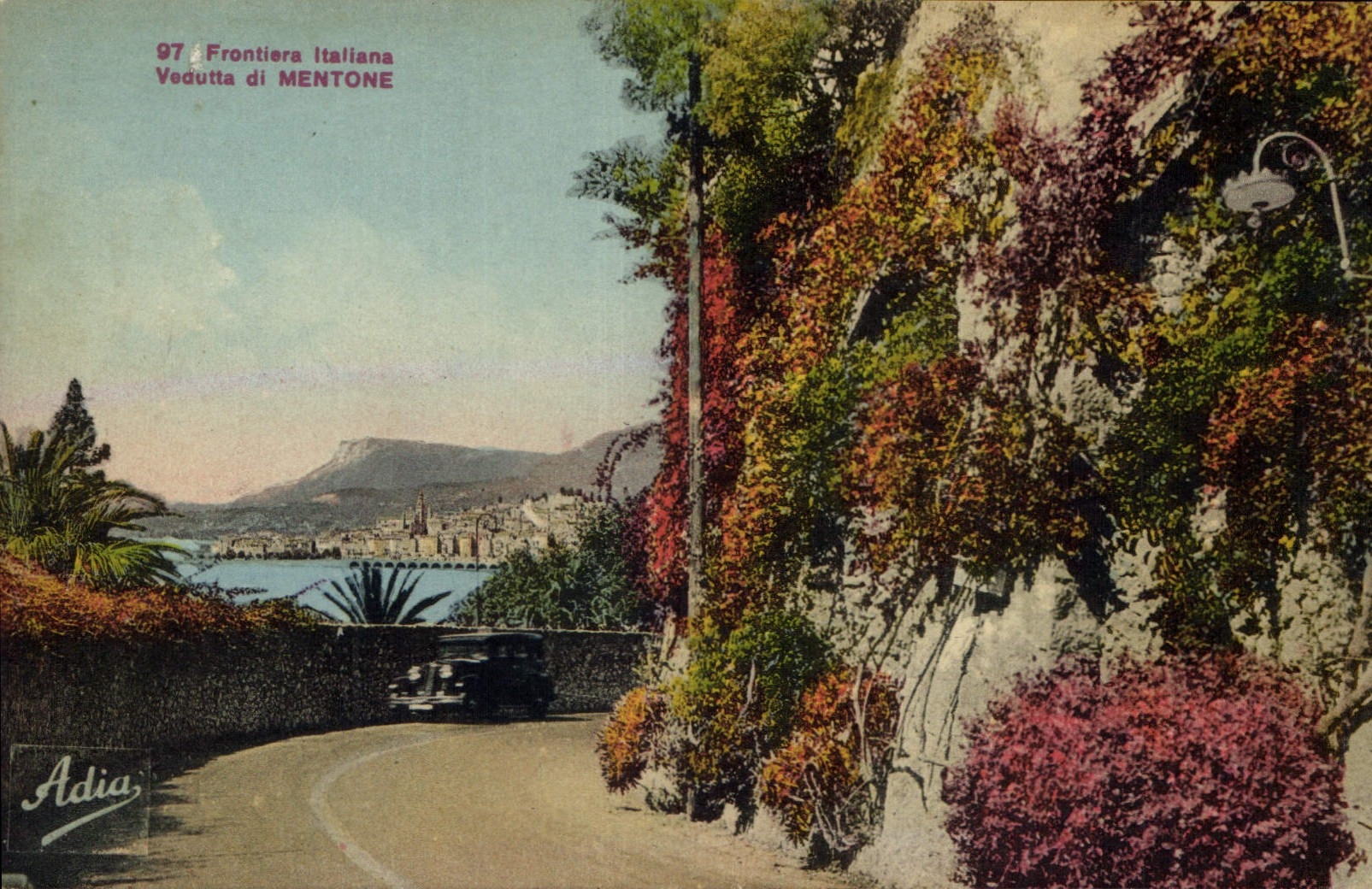 CPA Frontiers Itallana Vedutta di Mentone