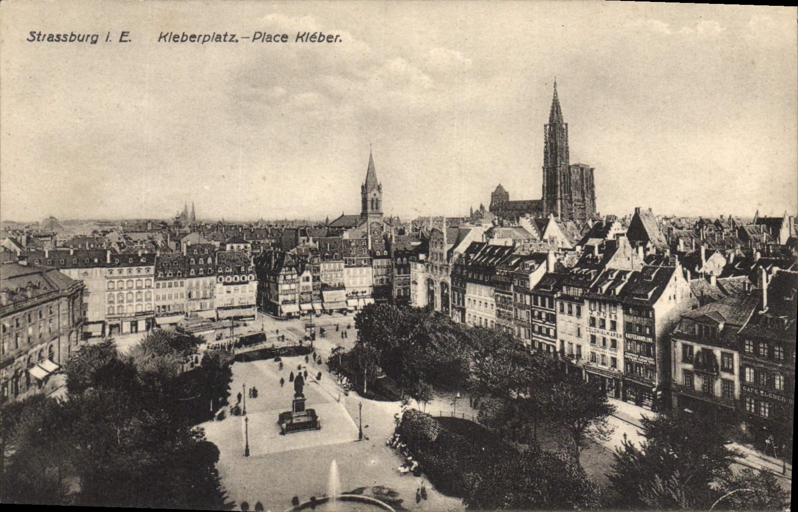 CPA Strasbourg Kleberplatz Place Kleber 
