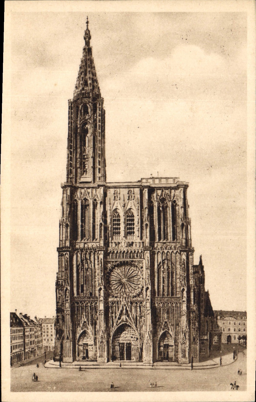 CPA Strasbourg La Cathedrale 