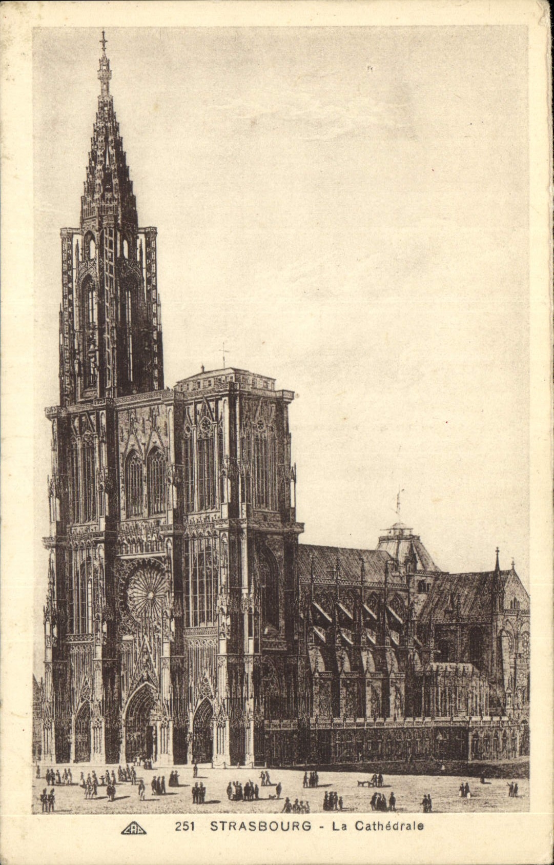 CPA Strasbourg La Cathedrale 