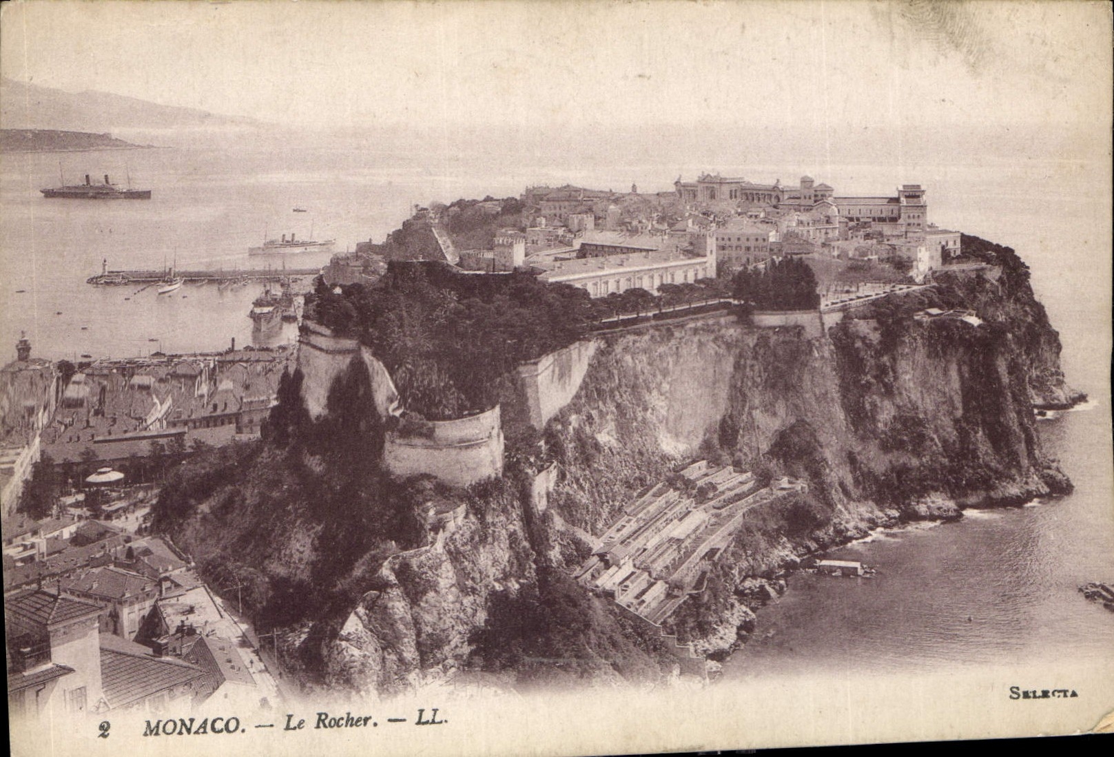 CPA Monaco Le Rocher 