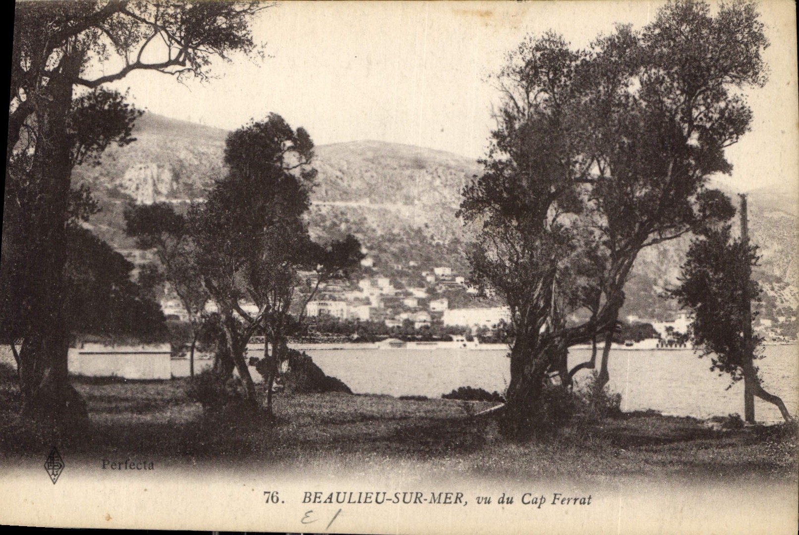 CPA Beaulieu sur Mer vu du Cap Ferrat