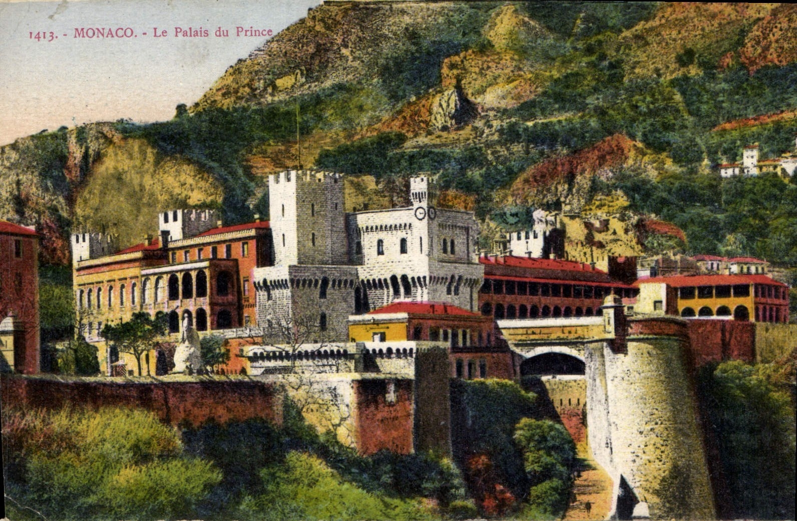 CPA Monaco Le Palais du Prince 