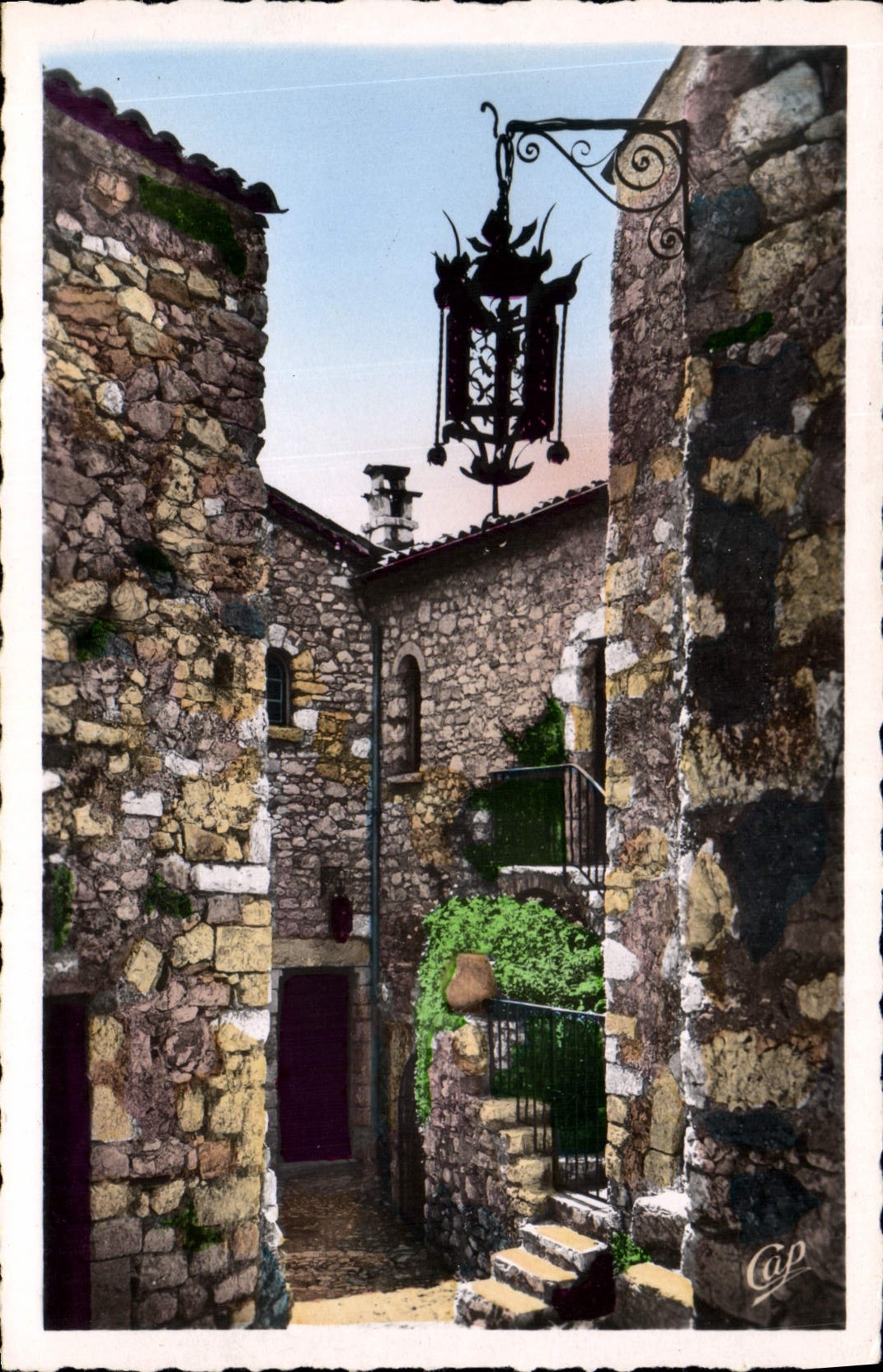 CPA Eze Village Chateau du Prince de Suede 