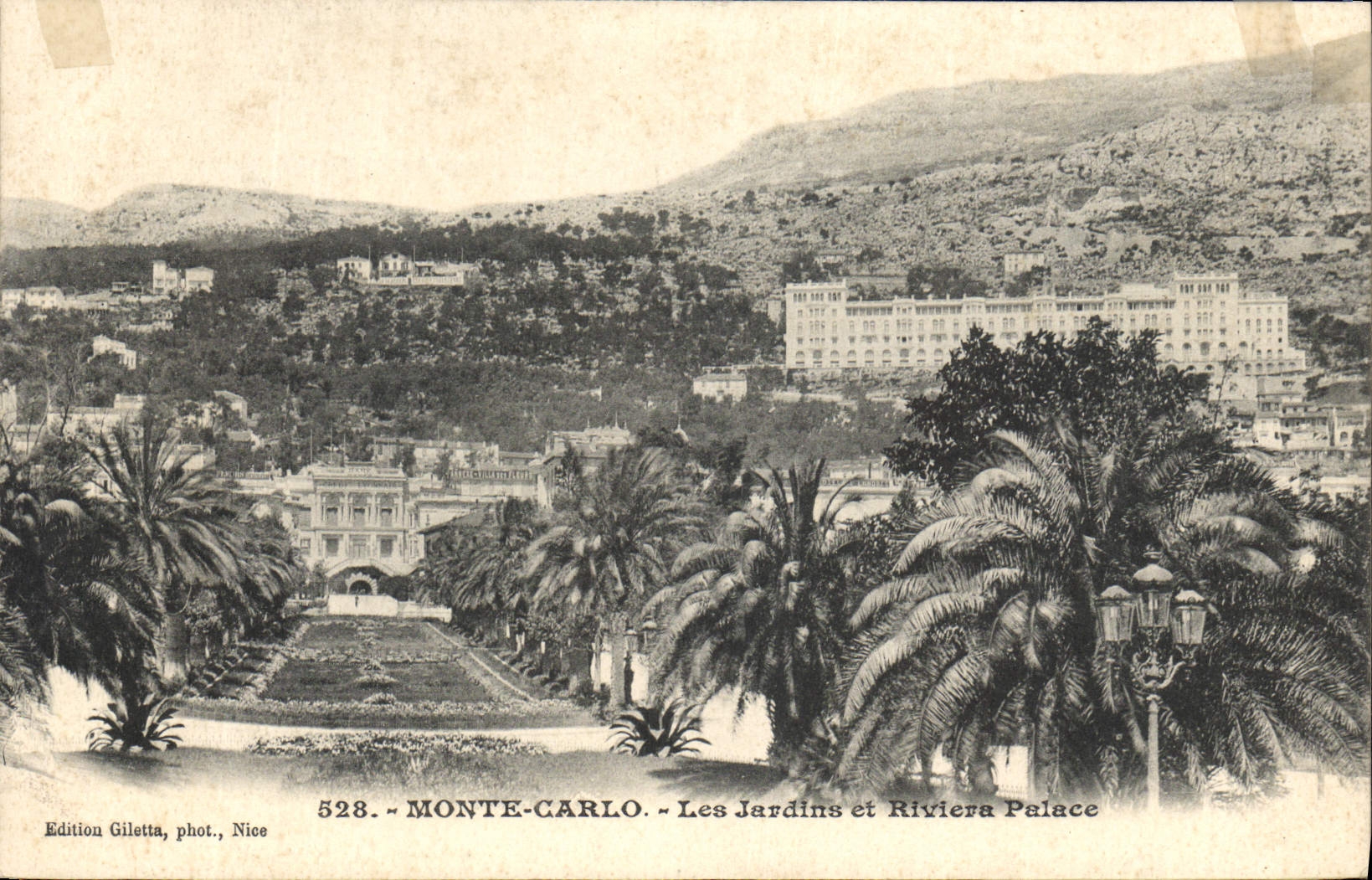 CPA Monte Carlo les Jardins et Riviera Palace 