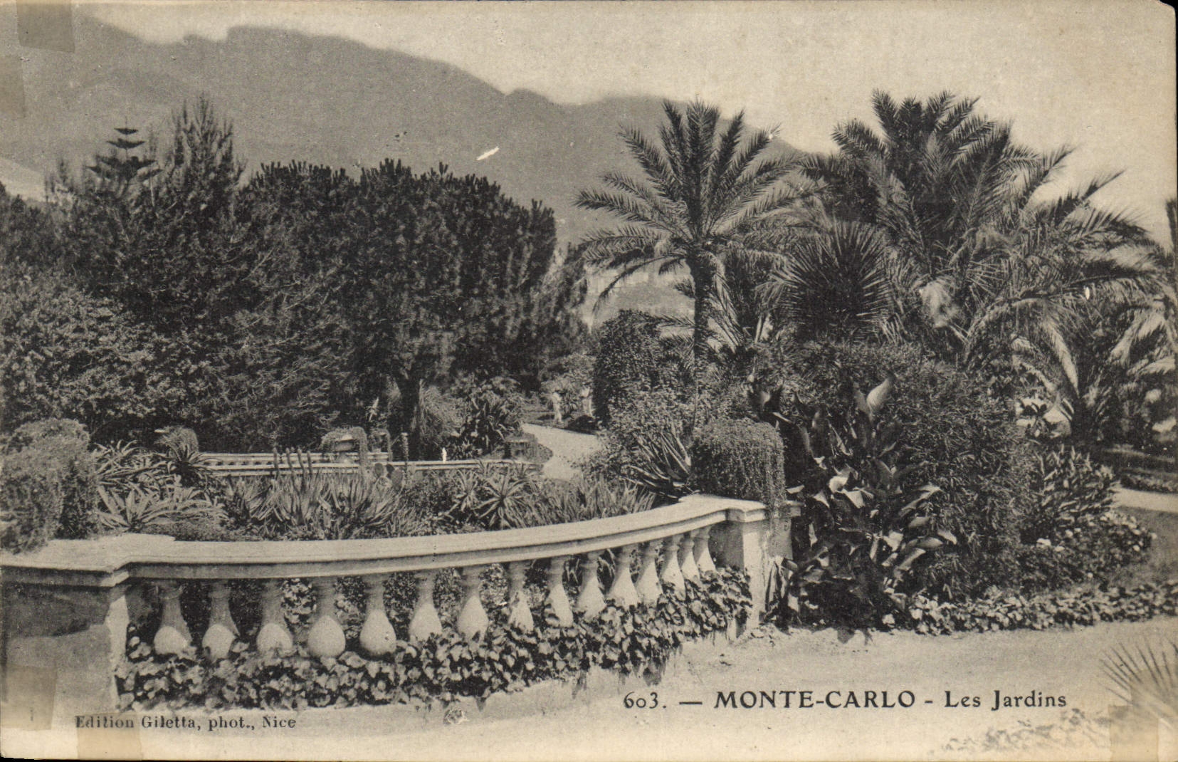CPA Monte Carlo les Jardins 