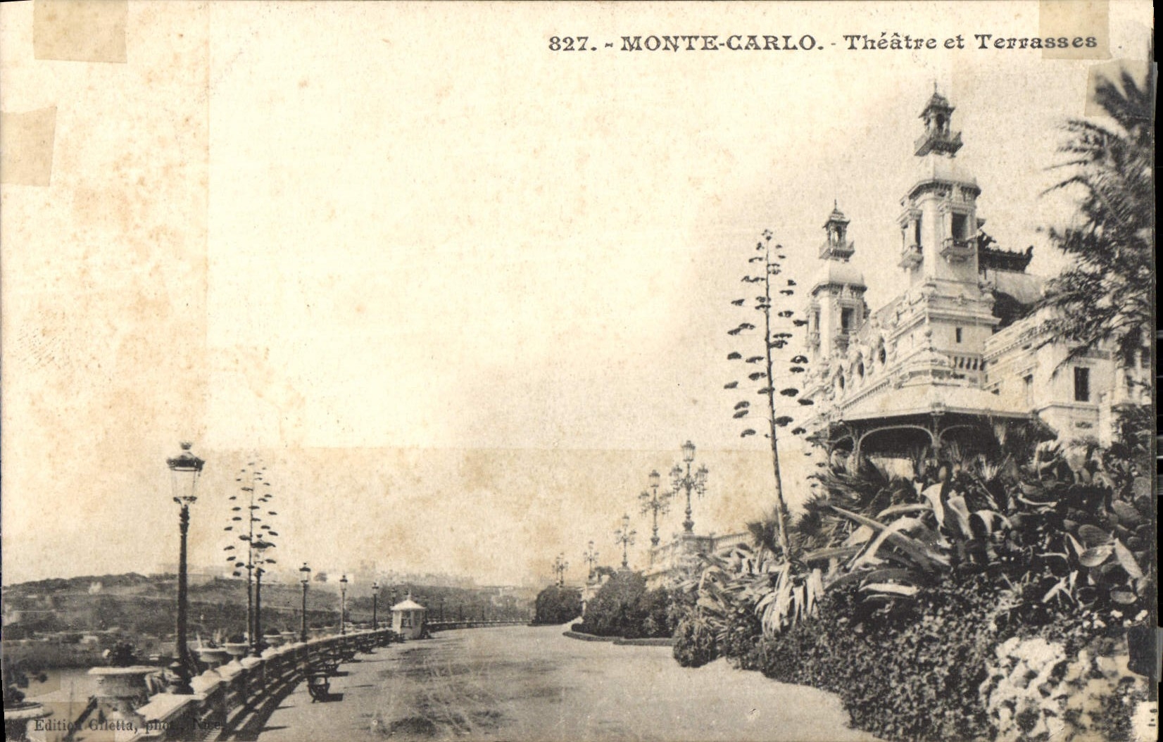 CPA Monte Carlo Theatre et Terrasses 