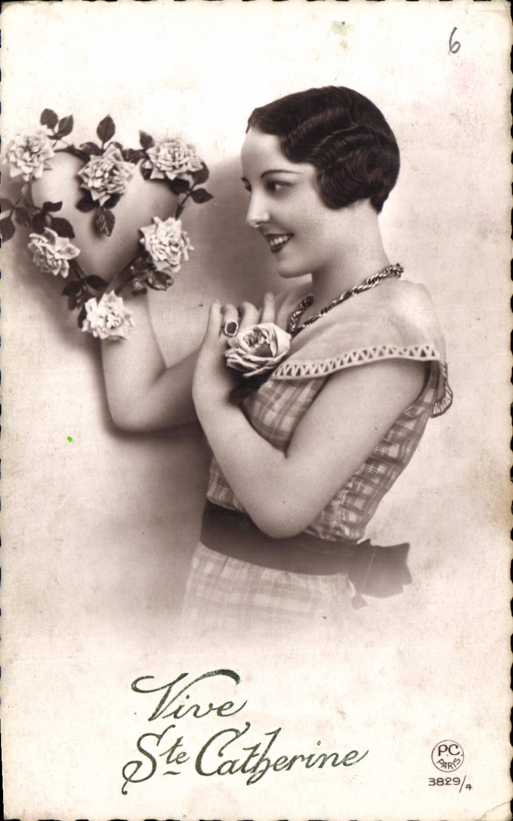 CPA Vive Ste Catherine Femme