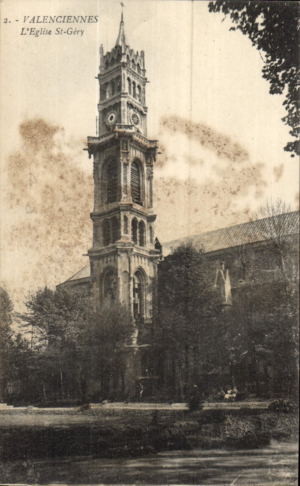 CPA Valenciennes l'Eglise St Gery 