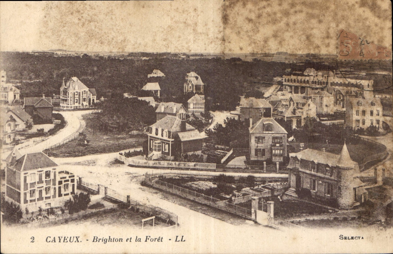 CPA Cayeux Brighton et la Foret 