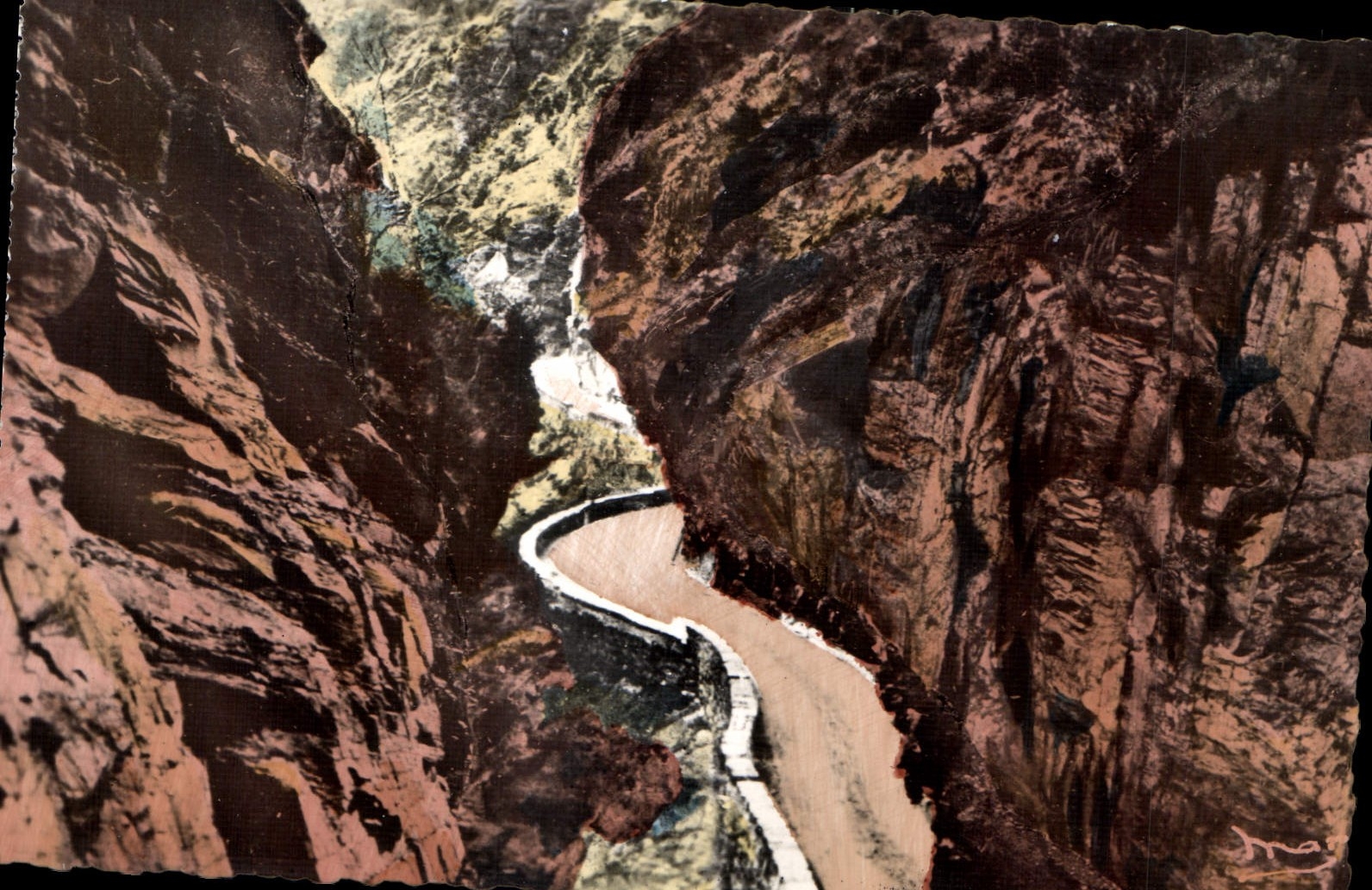 CPA Les Gorges du Cians A M les Locets