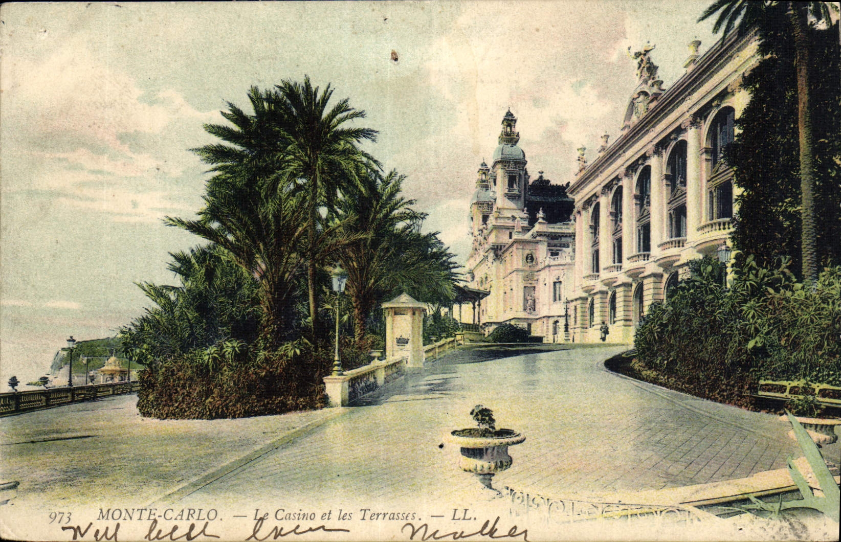 CPA Monte Carlo le Casino et les Terrasses 