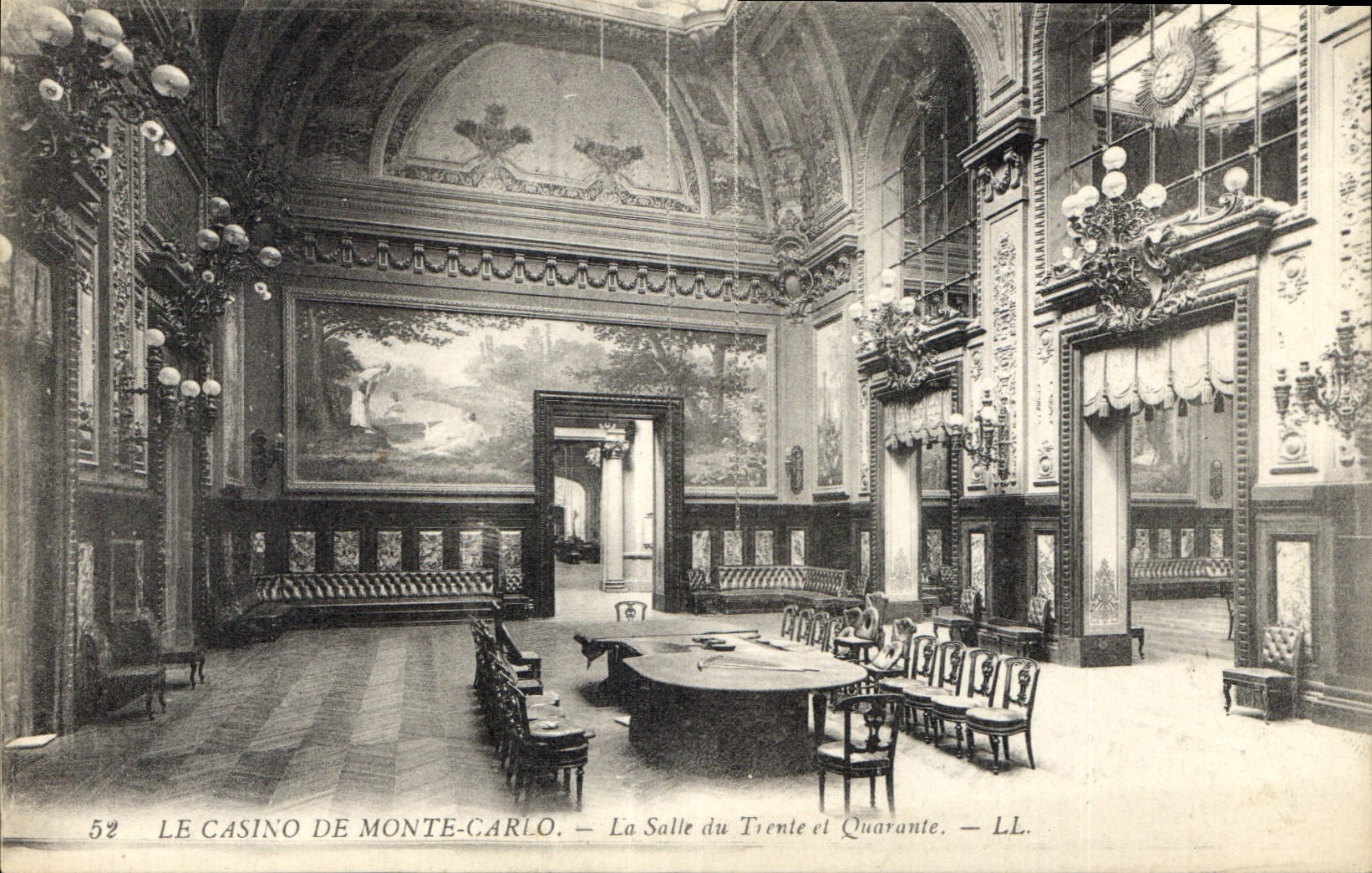 CPA Le Casino de Monte Carlo la Salle du Trente et Quarante 