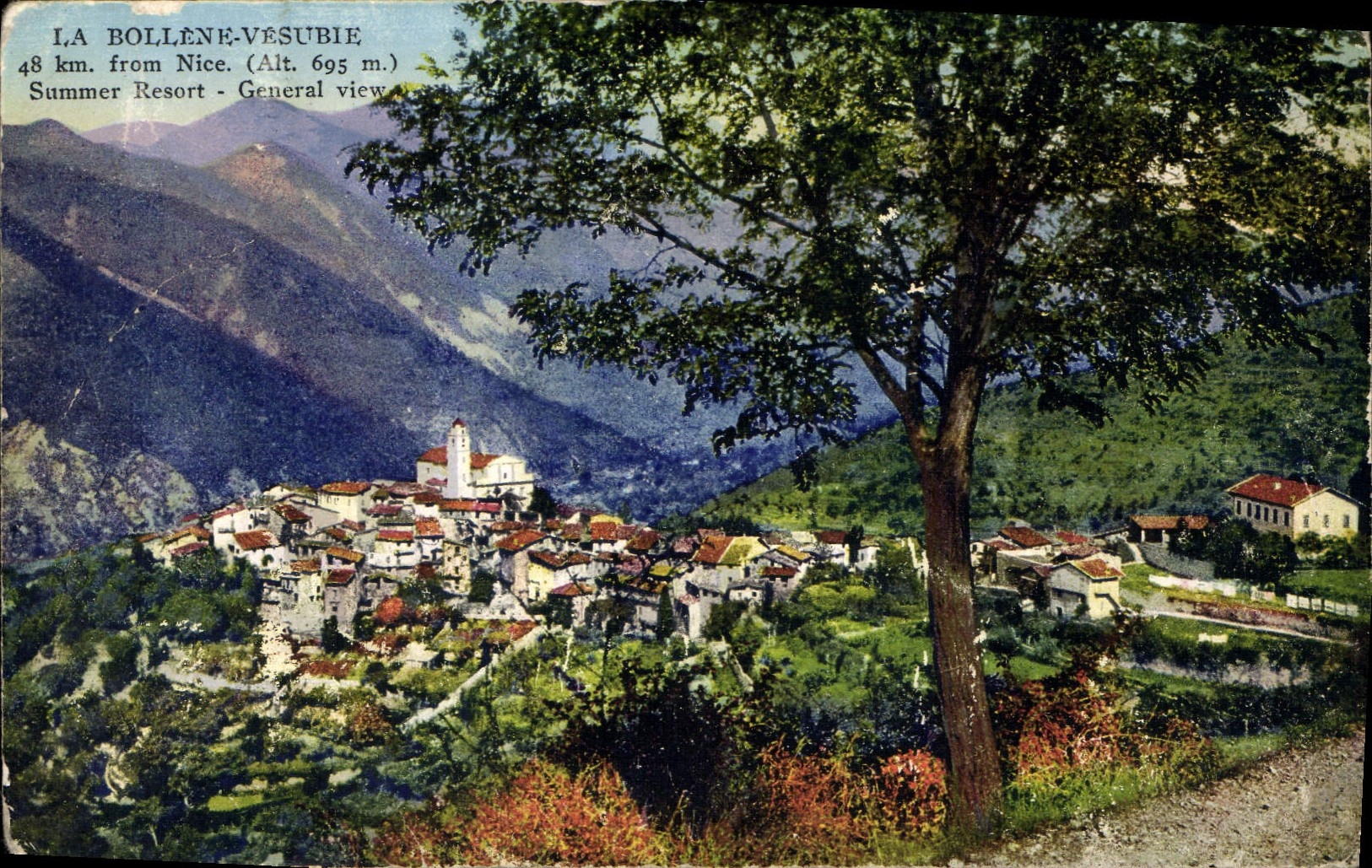 CPA La Bollene Vesubie 48 KM de N Station Estivale vue generale