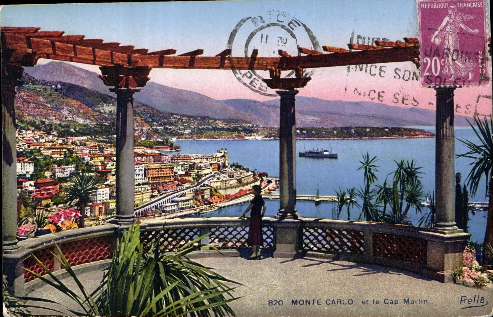 CPA Monte Carlo et le Cap Maritin 