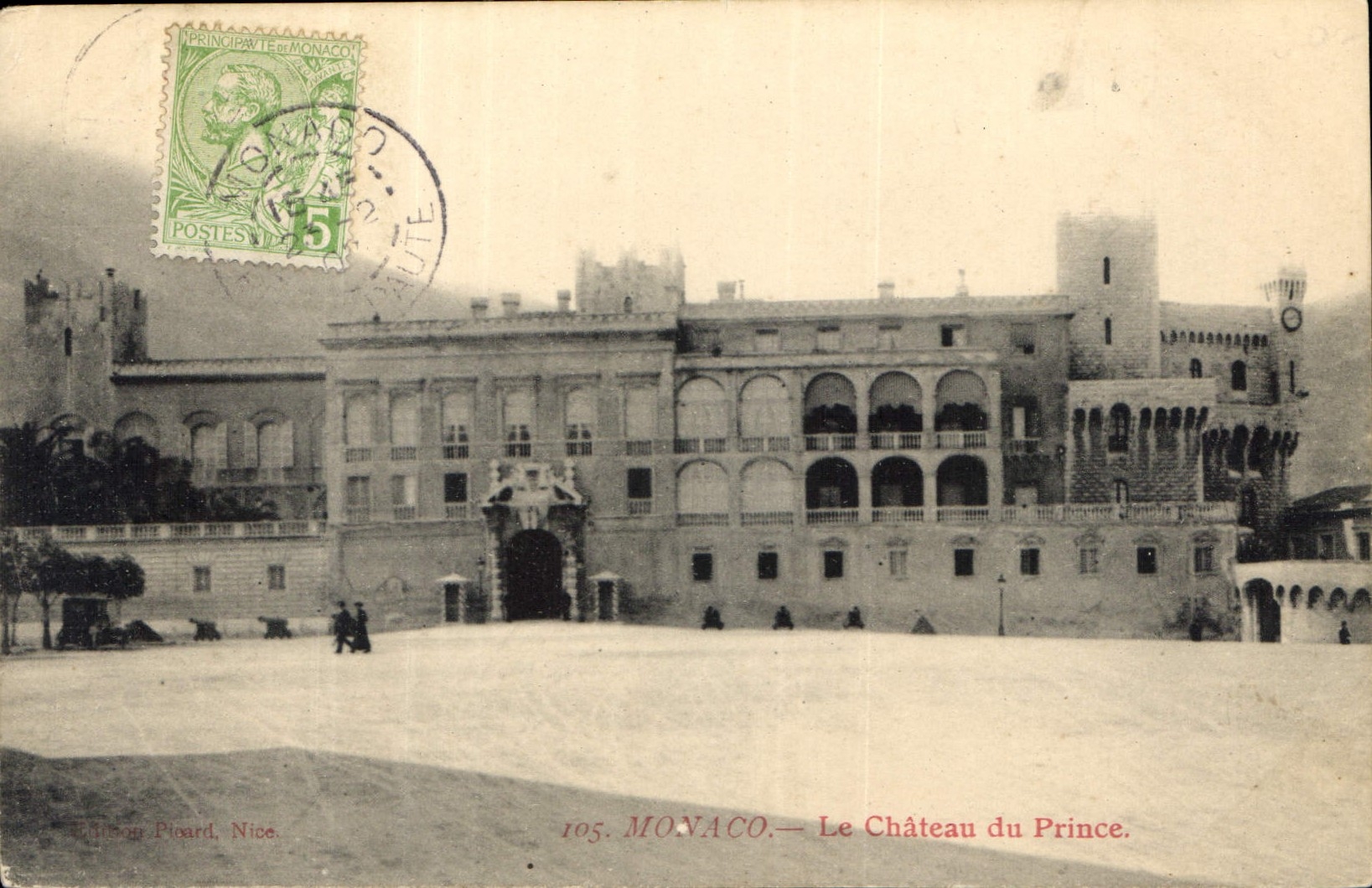 CPA Monaco le Chateau du Prince 