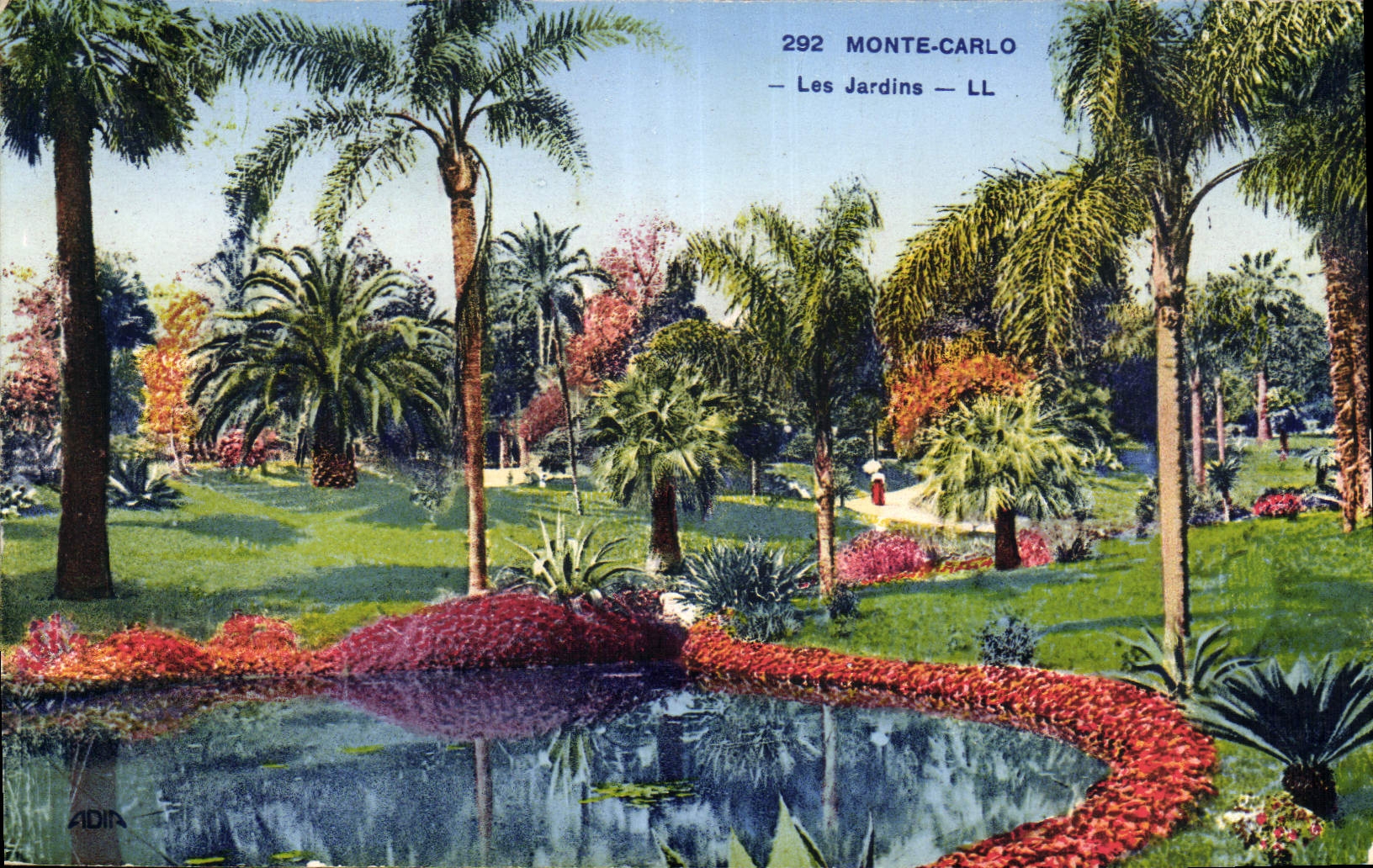 CPA Monte Carlo les Jardins 