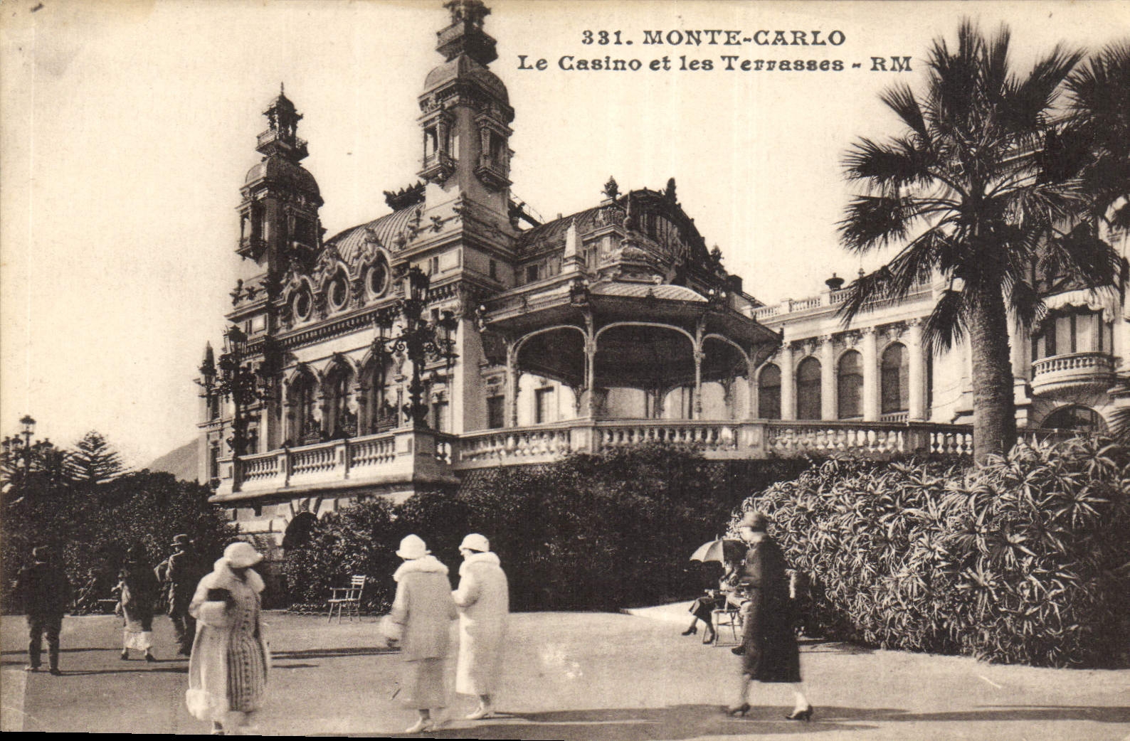 CPA Monte Carlo le Casino et les Terrasses 