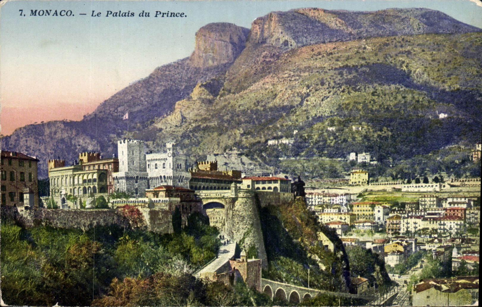 CPA Monaco le Palais du Prince 