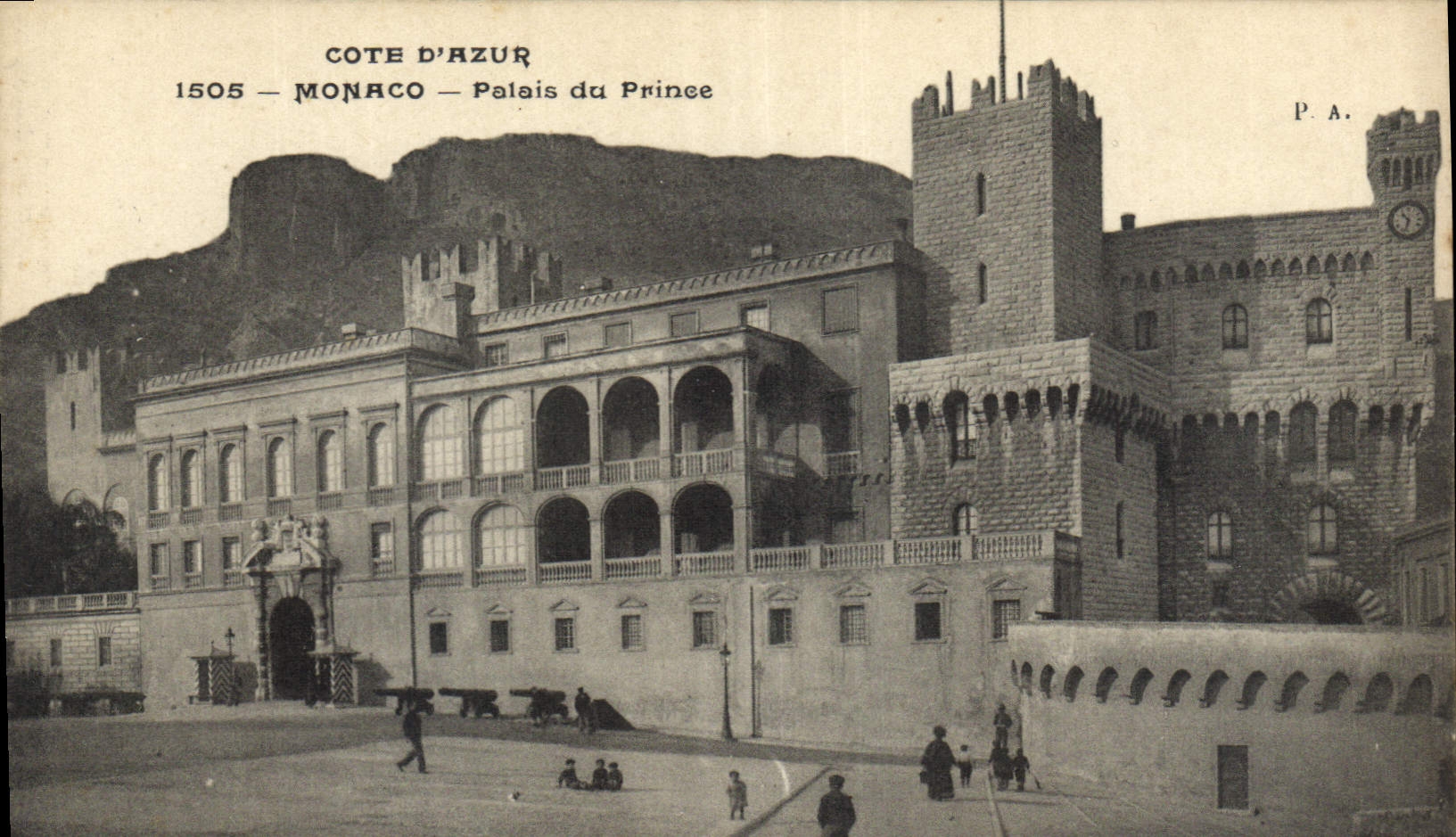 CPA Cote d'Azur Monaco Palais du Prince 