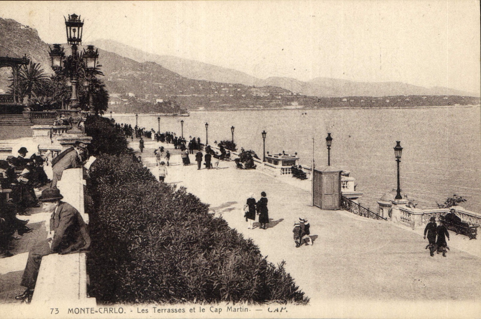 CPA Monte Carlo les Terrasses et le Cap Maritin 