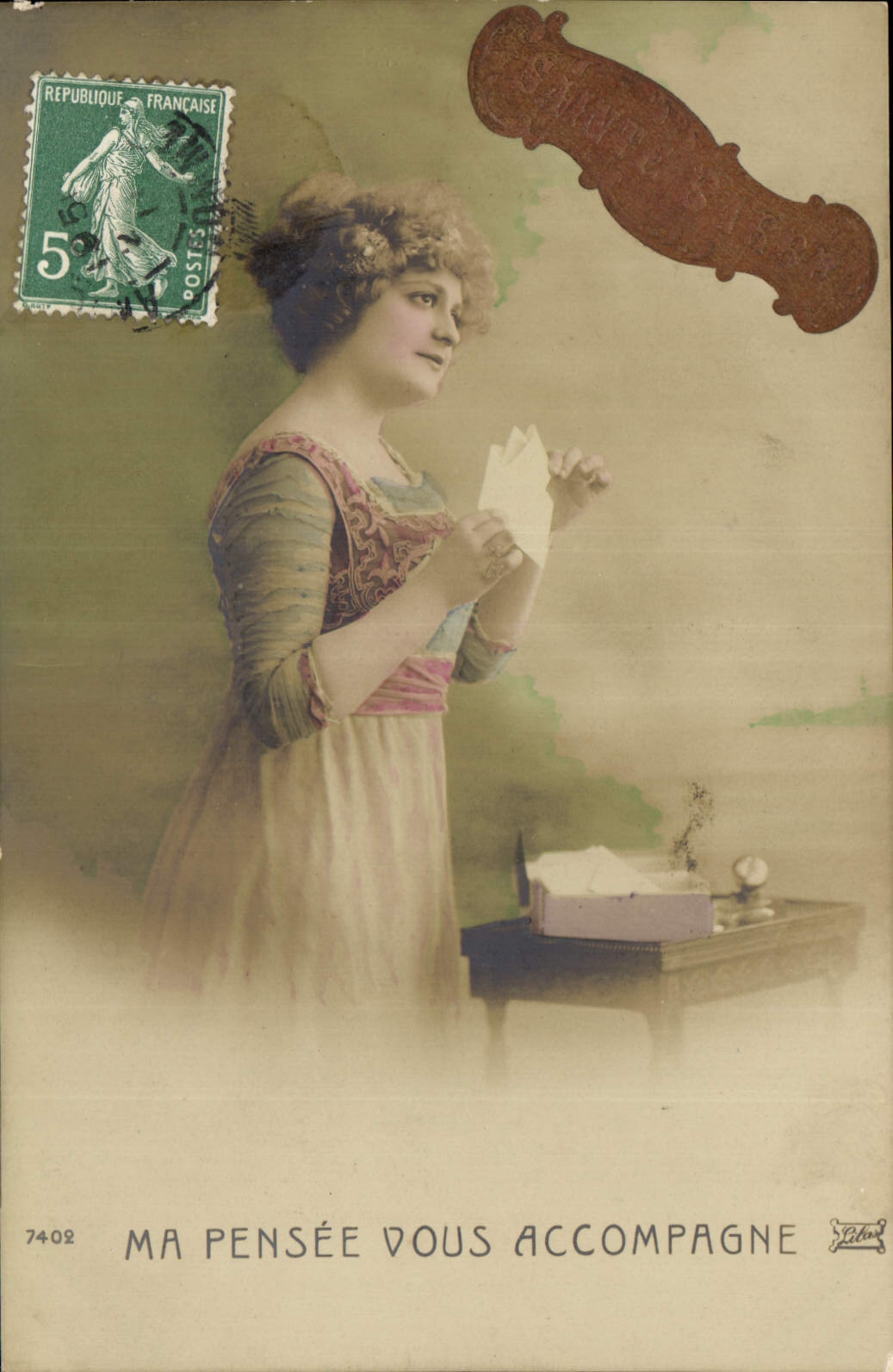 CPA Ma Pensee vous Accompagne Femme