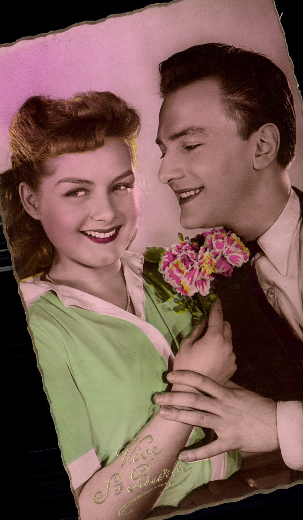 CPA Vive St Barbe Femme