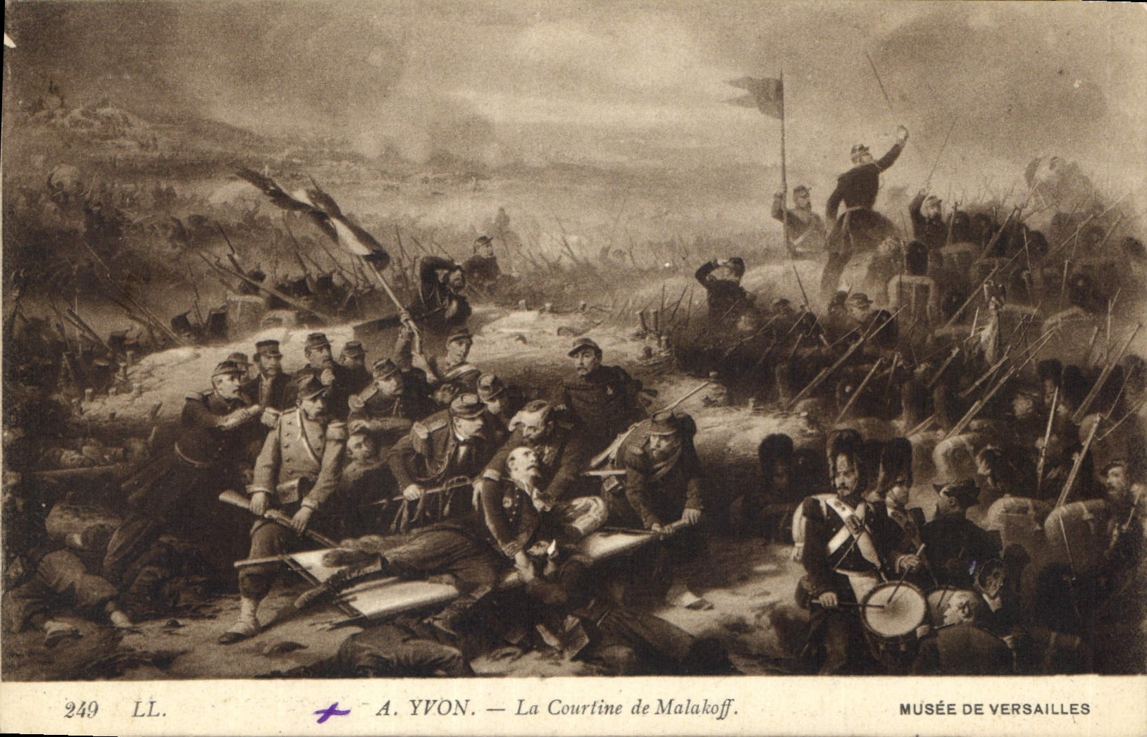 CPA Yvon la Courtine de Malakoff Musee de Versailles 