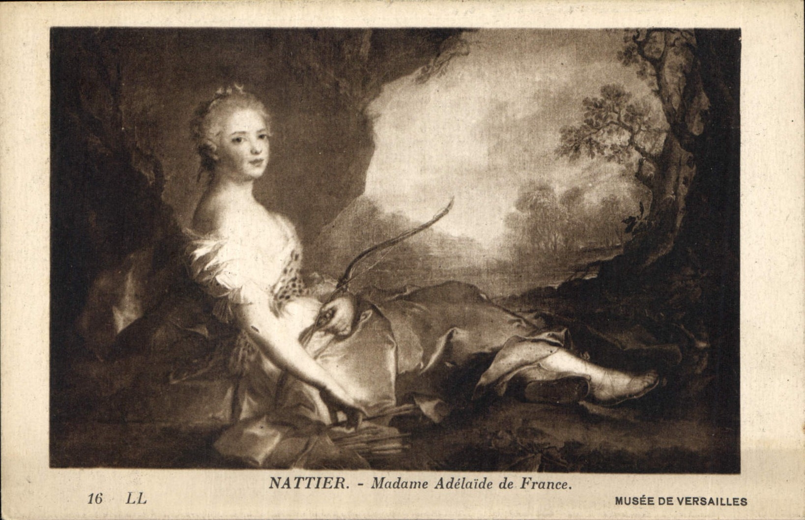 CPA Nattier Madame Adelaide de France Musee de Versailles 