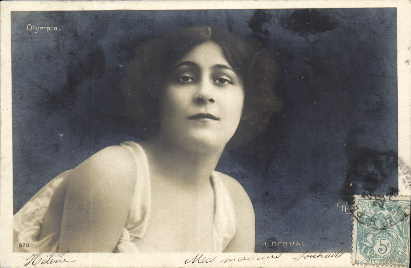 CPA Femme Olympia Derval