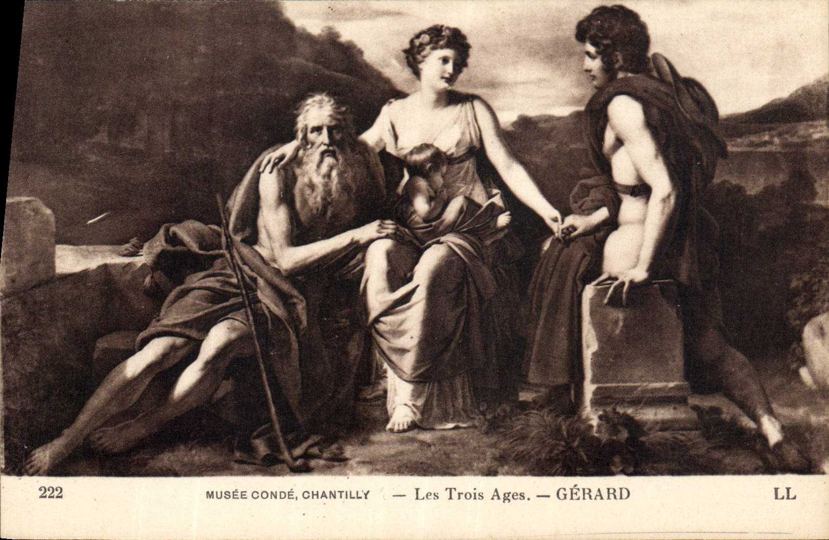 CPA Musee Conde Chantilly les Trois Ages Gerard 