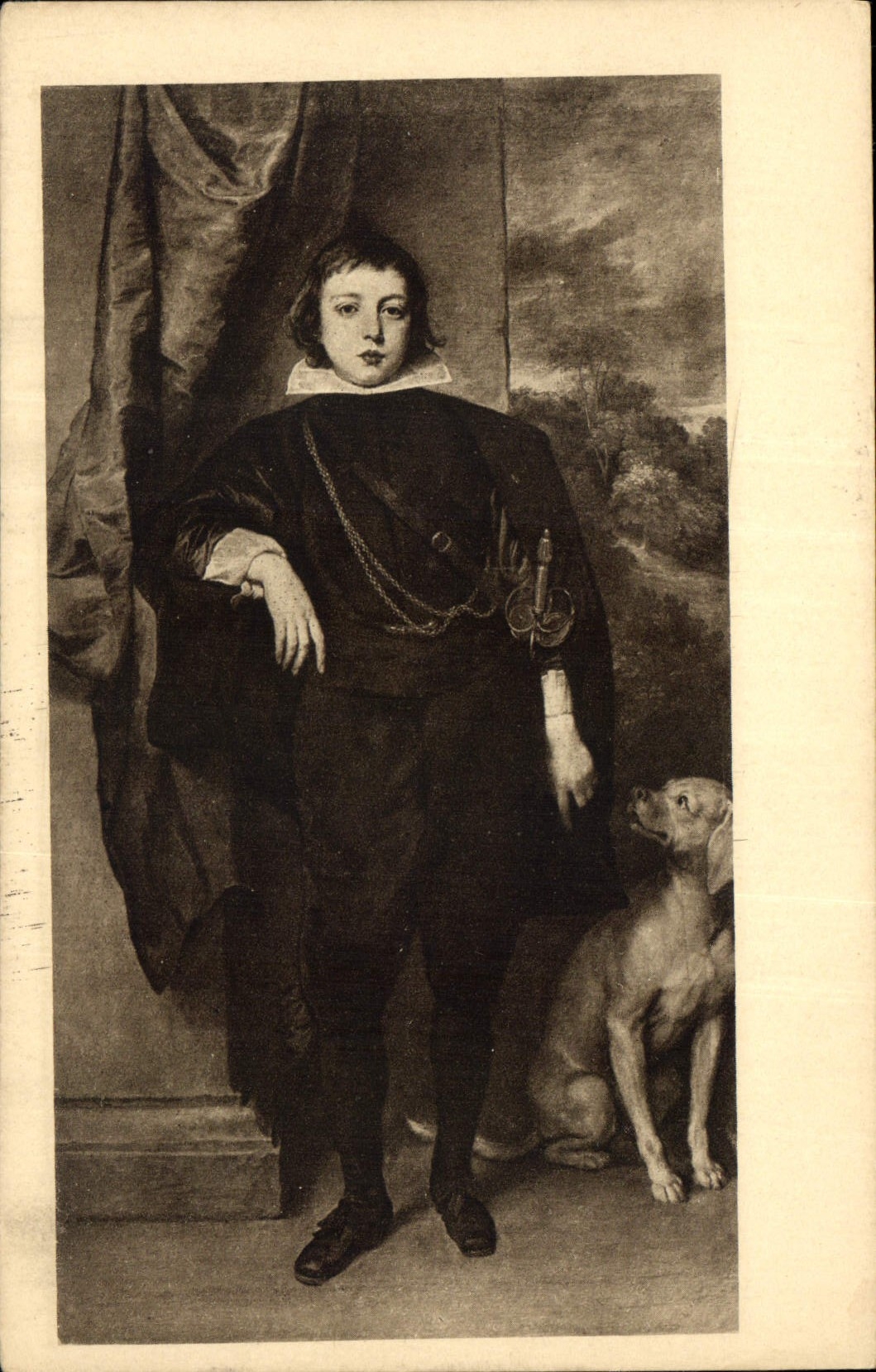 CPA A Van Dyck Charles Louis Elector Palatine 