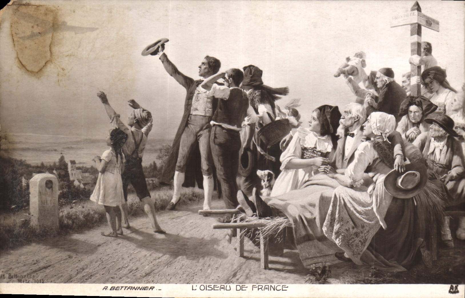 CPA A Bettannier l'Oiseau de France 