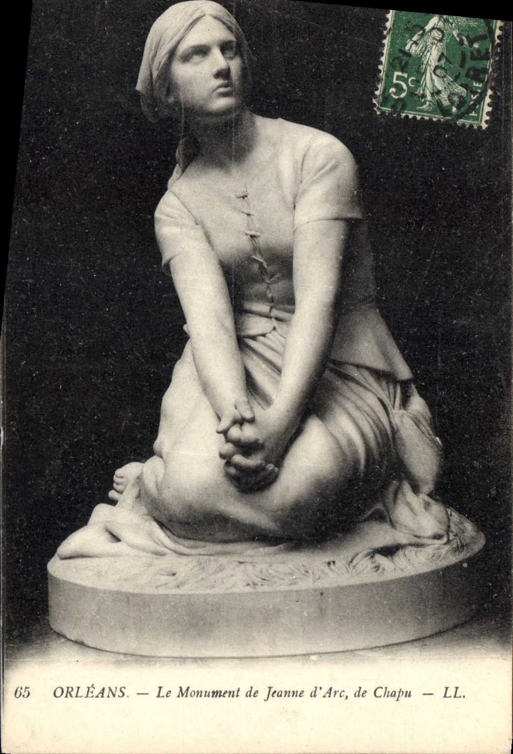 CPA Orleans le Monument de Jeanne d'Arc de Chapu 