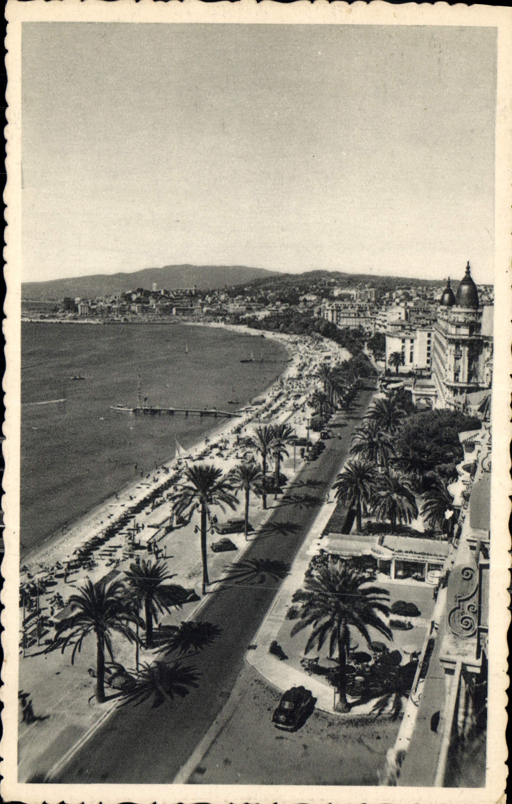 CPA La Cote d'Azur Cannes la Croisette et Suquet 