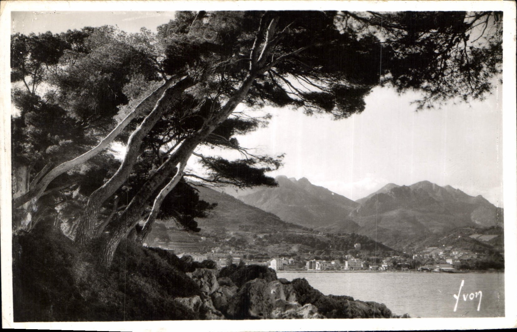 CPA Menton Alpes Mmes Le Massif des Alpes vu du Cap Martin