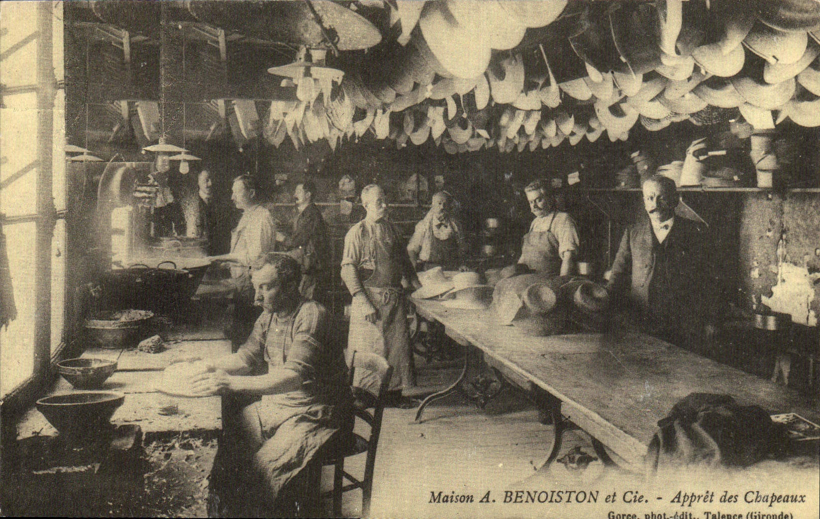 REPRO Maison A Benoiston et Cie Appret des Chapeaux