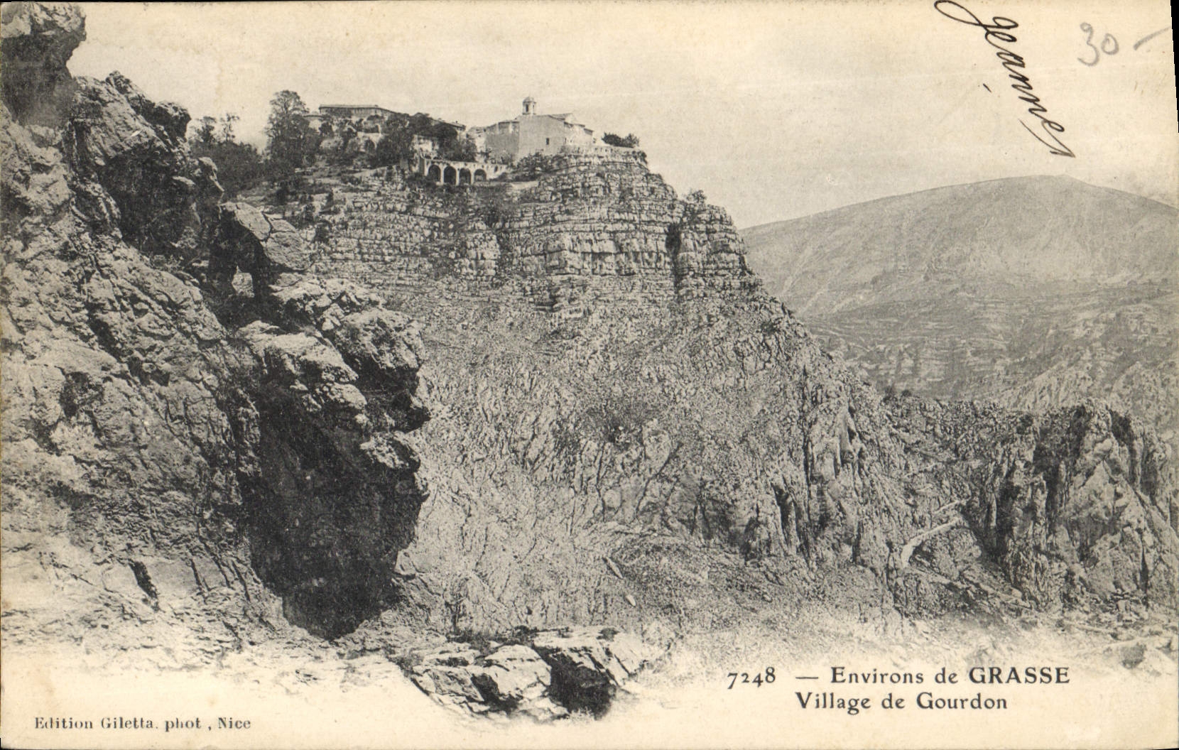 CPA Environs de Grasse Village de Gourdon 