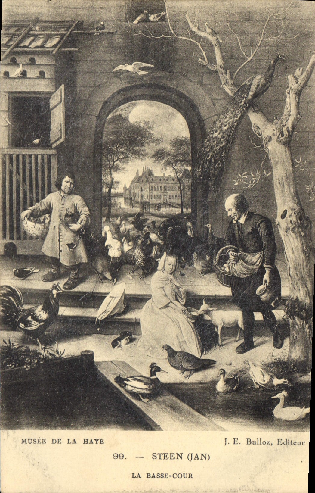 CPA Musee de la Haye Steen Jan la Basse Cour 