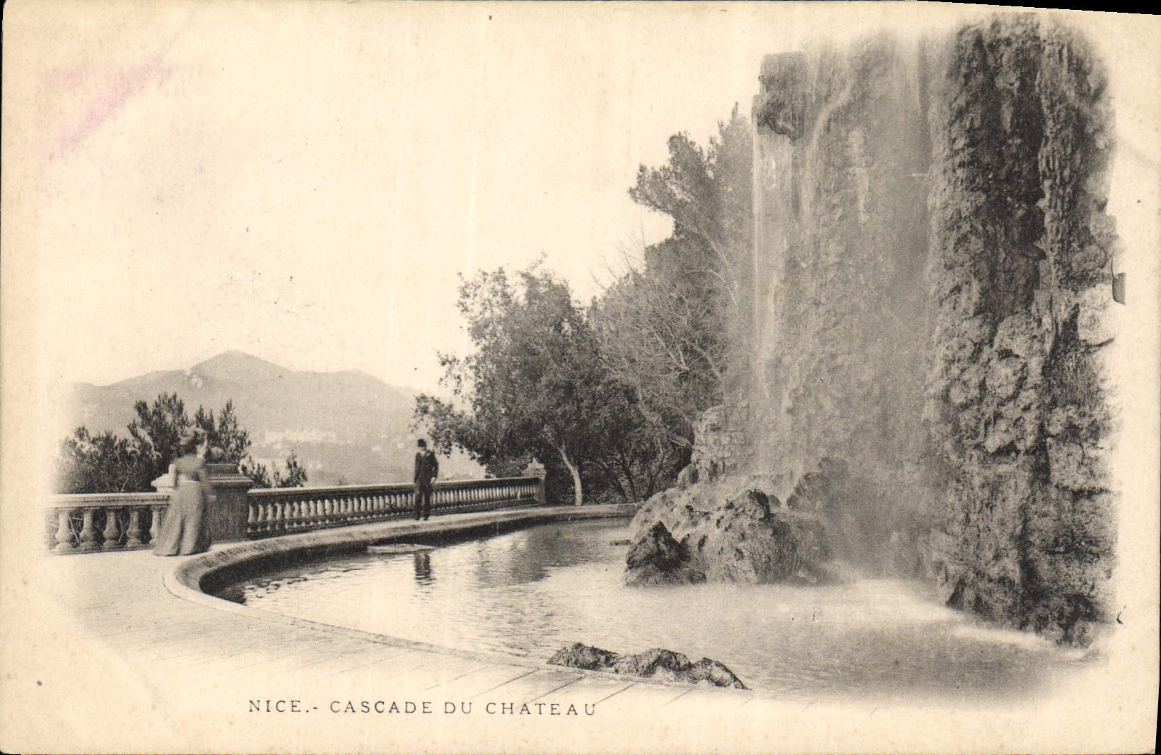 CPA Nice Cascade du Chateau 