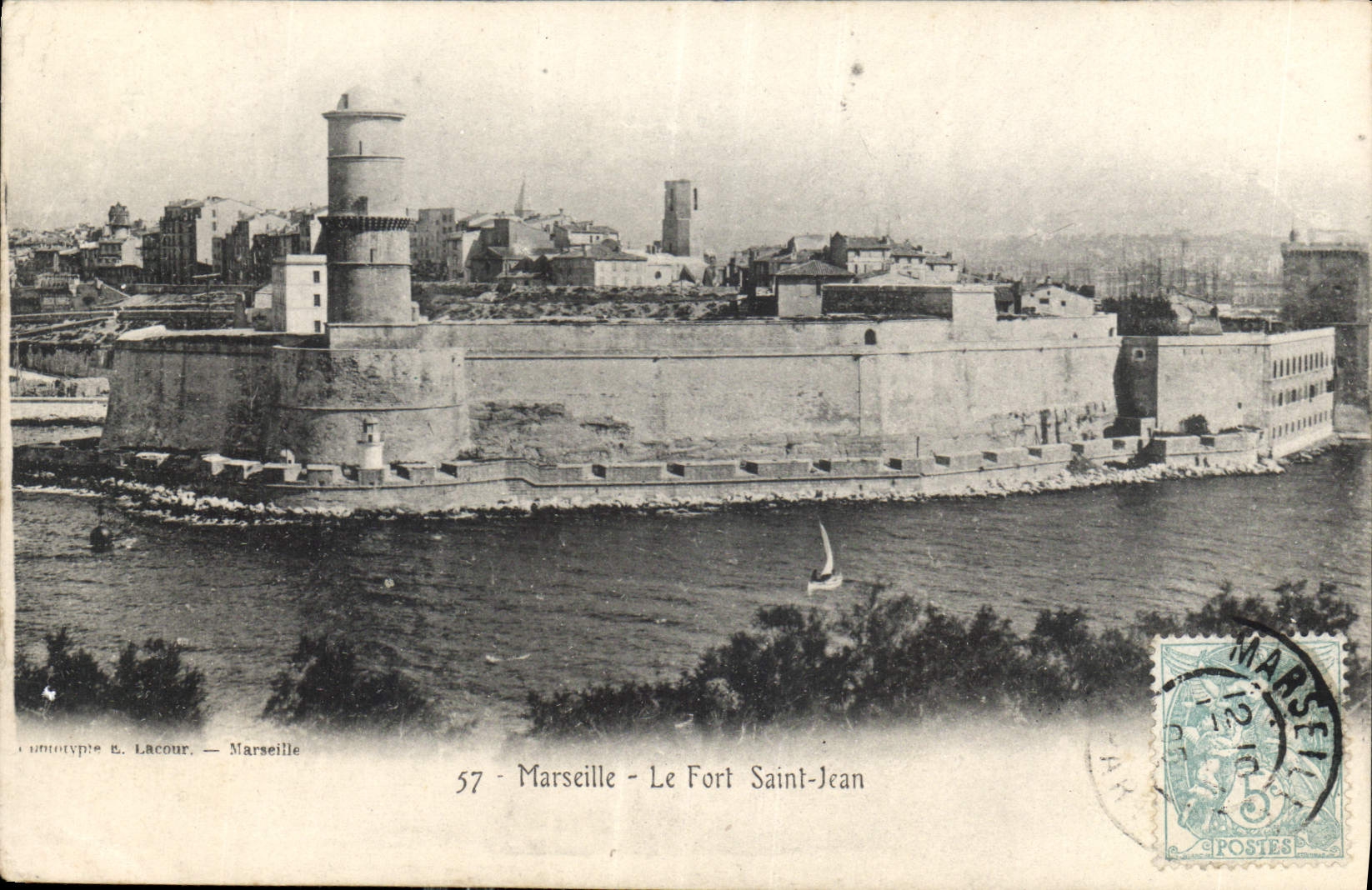 CPA Marseille le Fort Saint Jean 