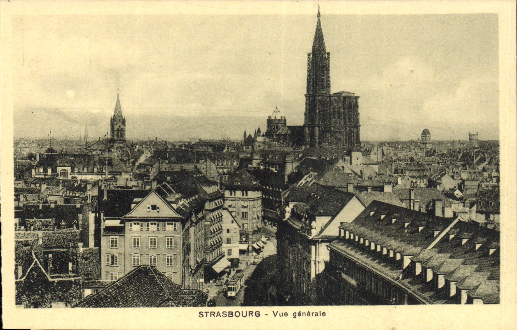 CPA Strasbourg vue generale 