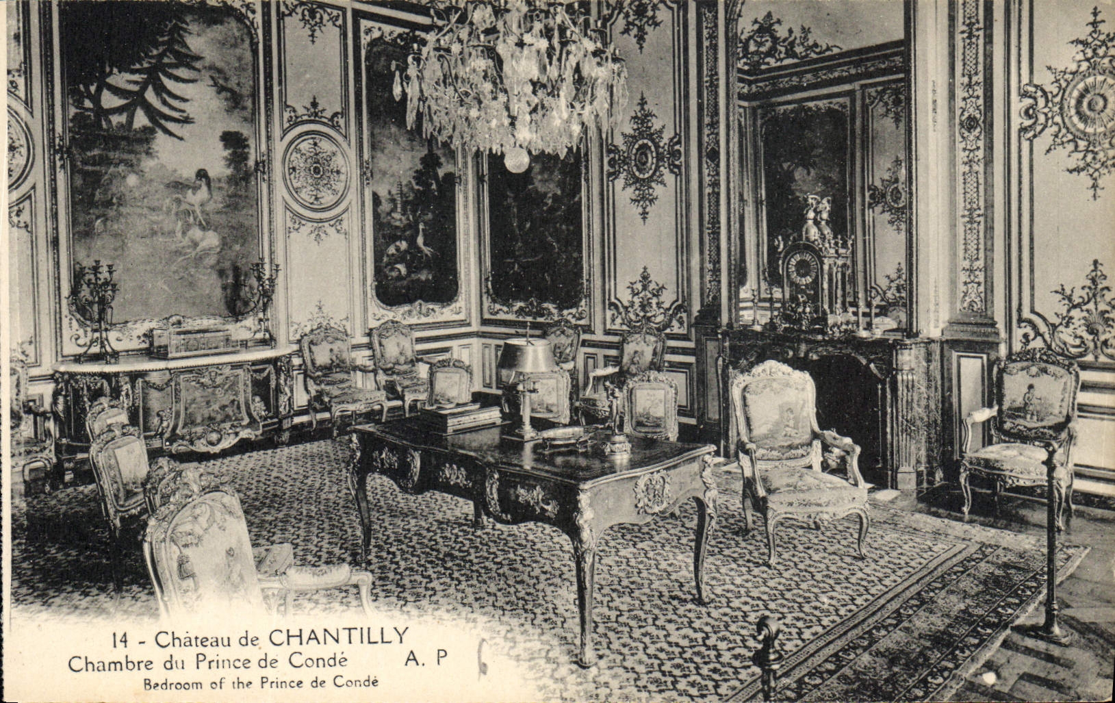 CPA Chateau de Chantilly Chambre du Prince de Conde 