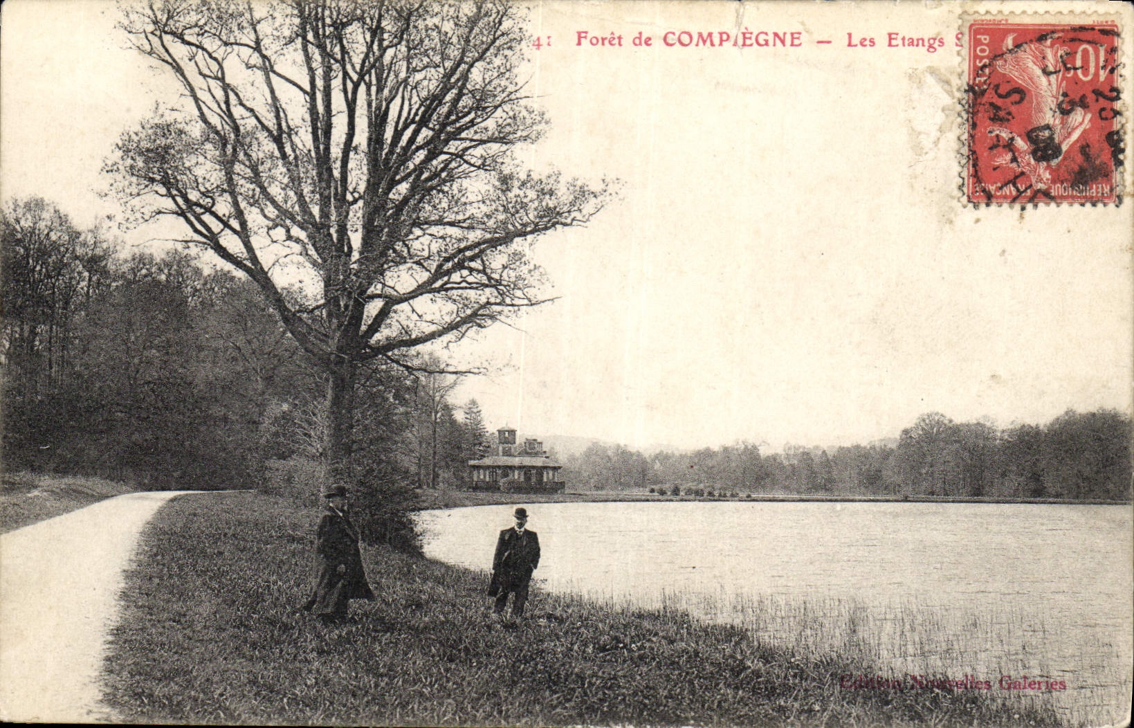 CPA Foret de Compiegne Les Etangs 