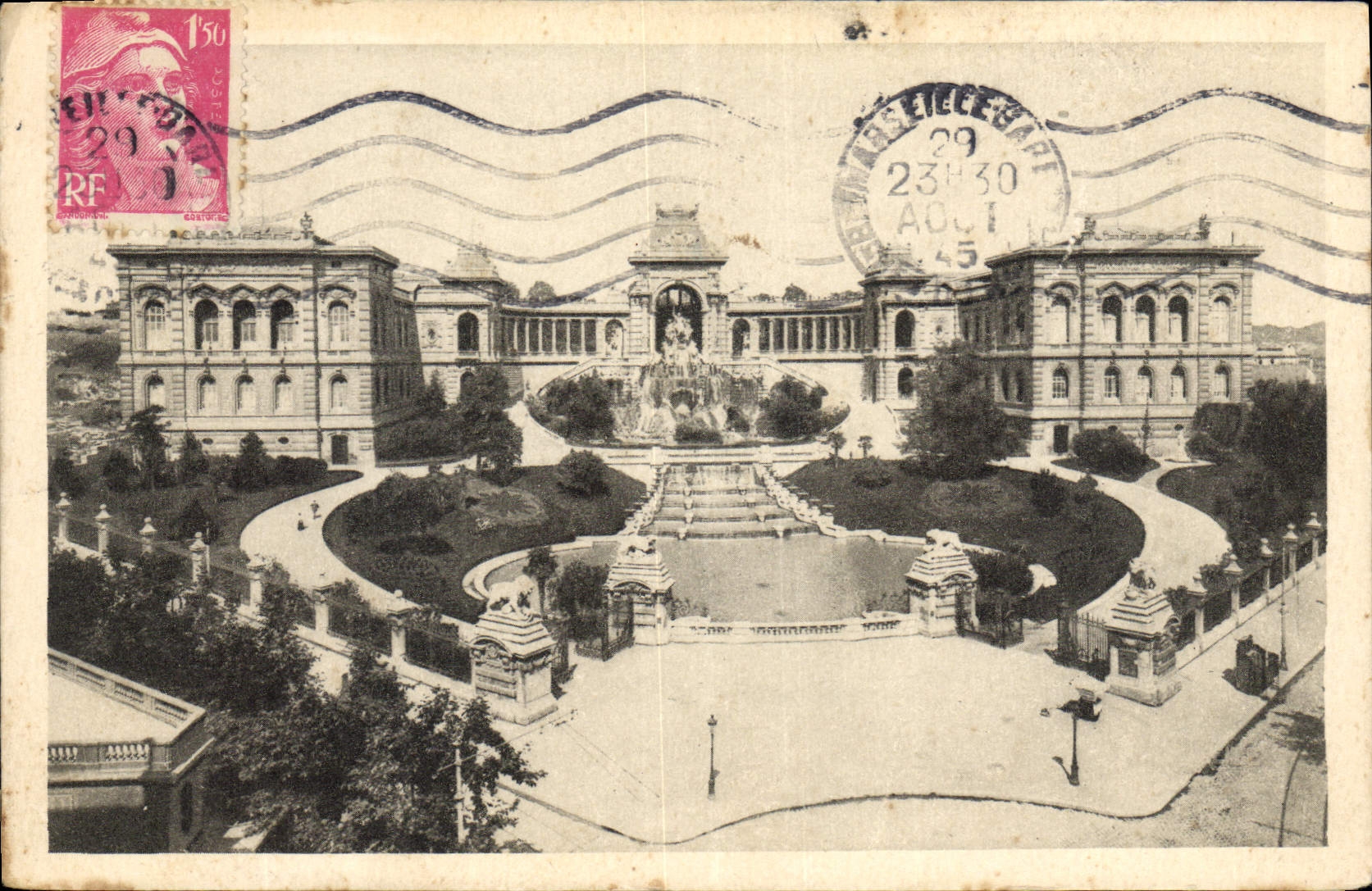 CPA Marseille Le Palais Longchamp 