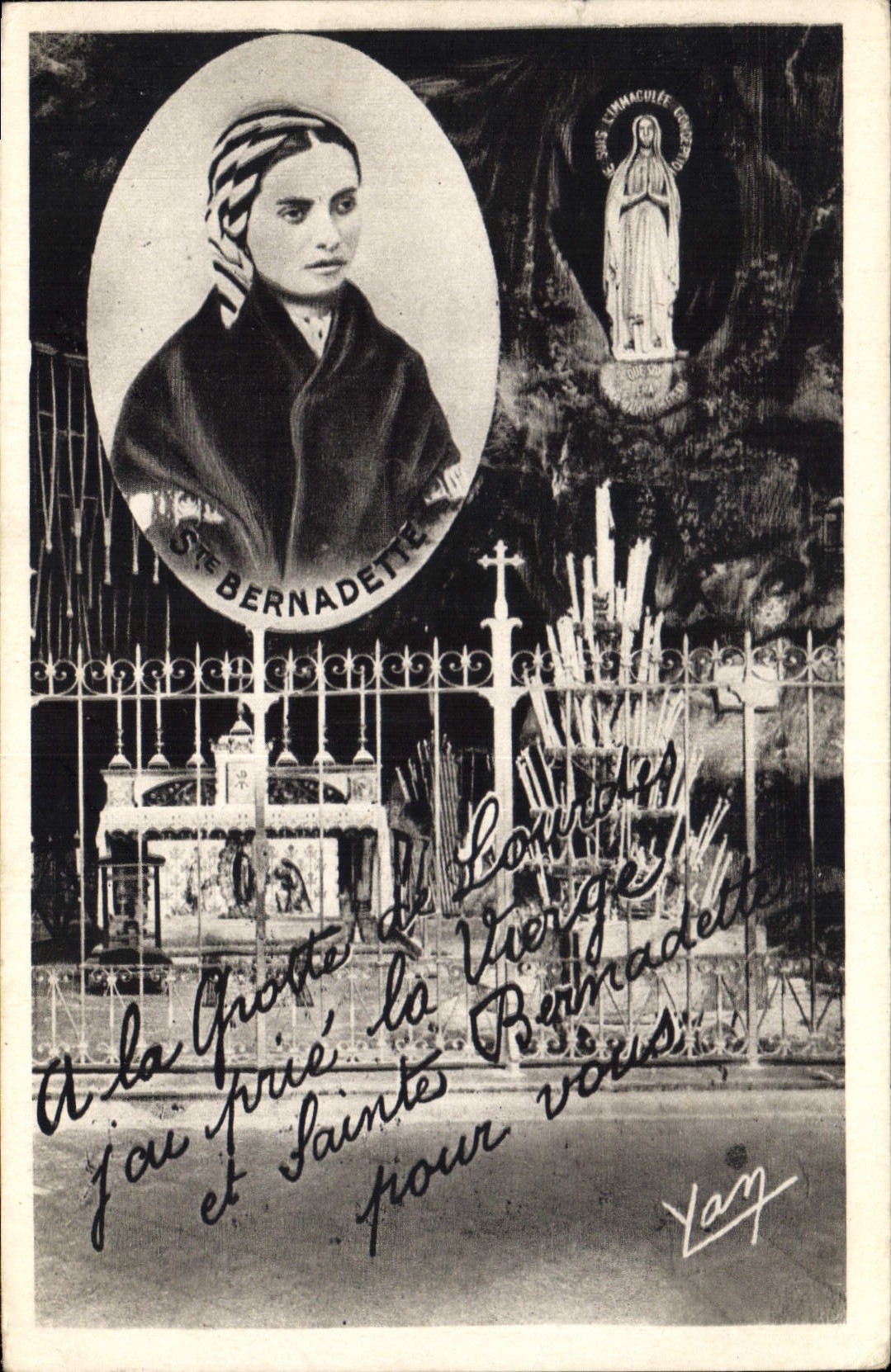 CPA Lourdes La Grotte 