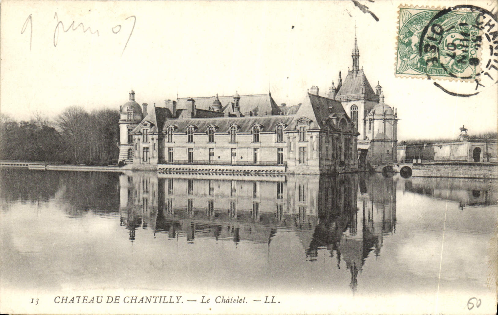 CPA Chateau de Chantilly Le Chatelet 