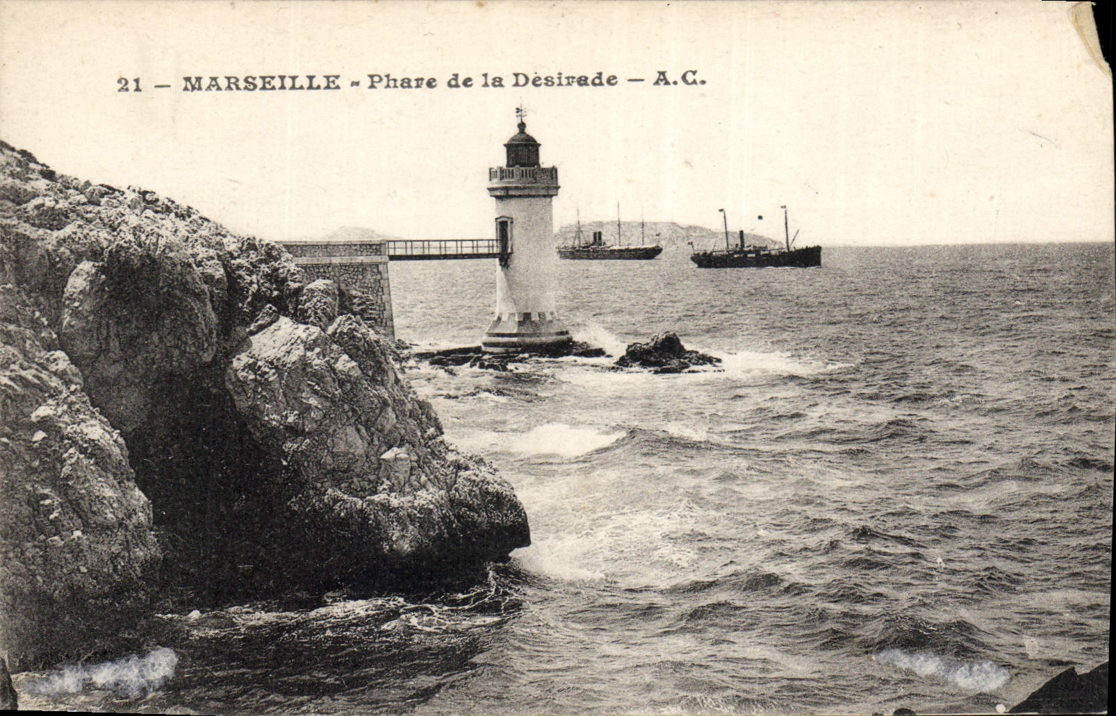 CPA Marseille Phare de la Desirade 