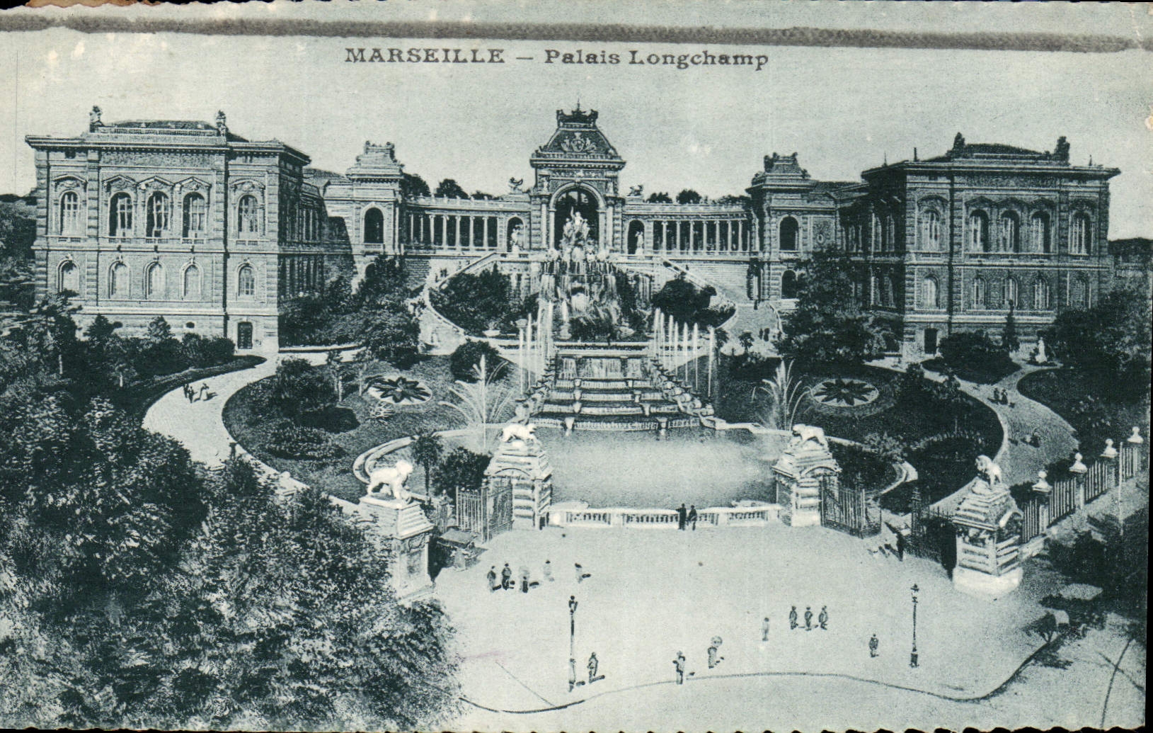 CPA Marseille Palais Longchamp 
