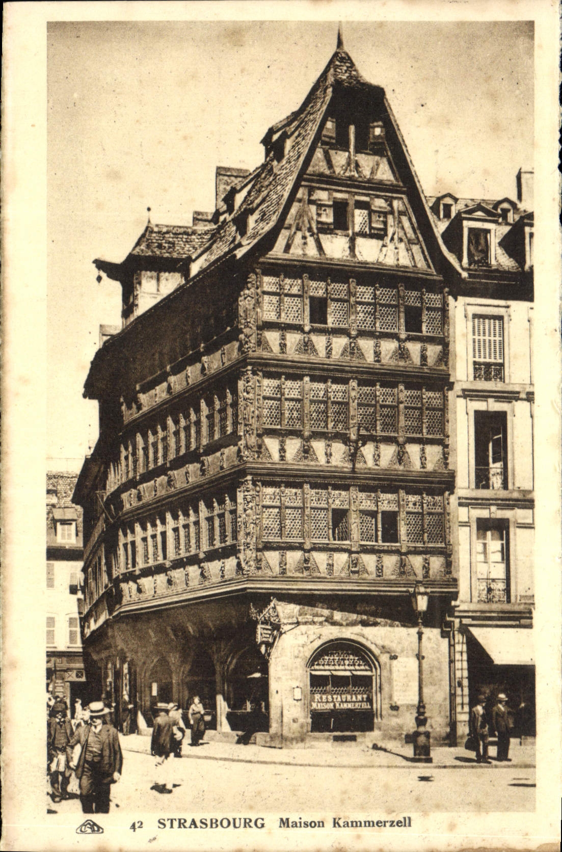 CPA Strasbourg Maison Kammerzell 